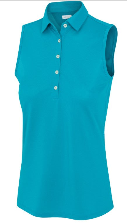 Greg Norman Freedom Micro Pique Sleeveless Polo (Multiple Colors)