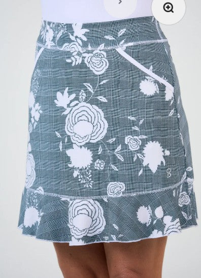 Sofibella Golf Colors Sweet Embroidery Skort 18"