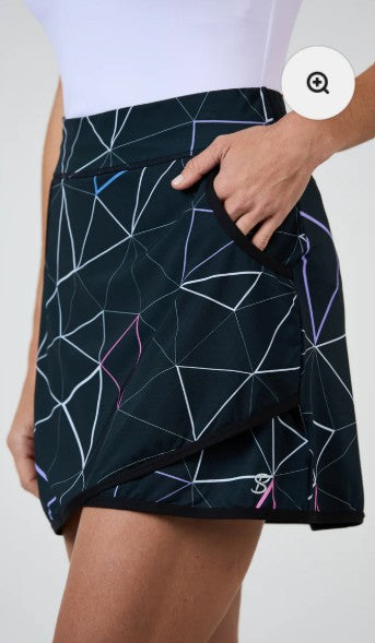 Sofibella Golf Colors Triangle Net Skort 16"