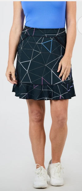 Sofibella Golf Colors Triangle Net Skort 18"