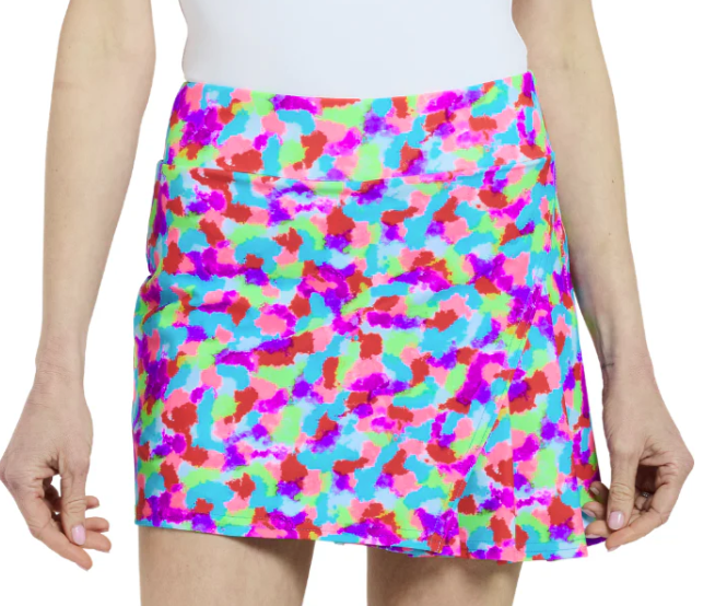 TZU TZU Goldie Mesh Skort 16" (Multiple Colors)