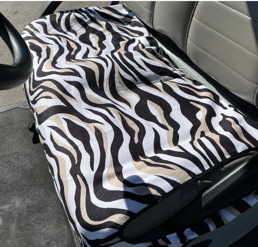 Birdie Balou Zebra Golf Cart Seat Cover