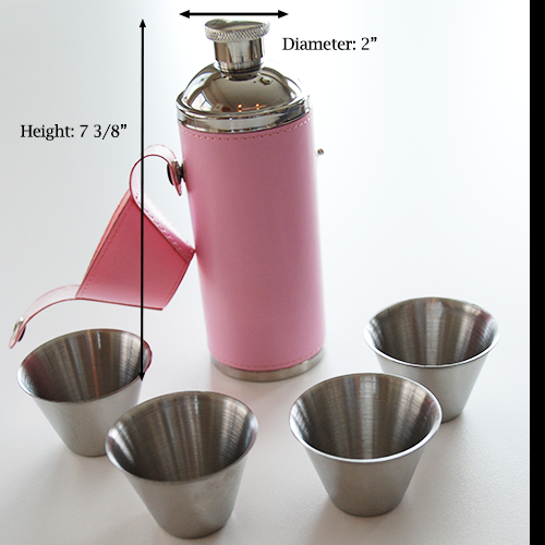 Birdie Bottle Flask - 12oz (Pink) - Gals on and off the Green