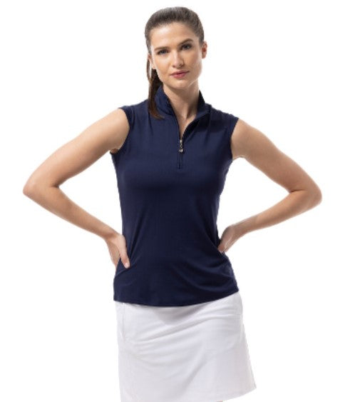 SanSoleil SunGlow Sleeveless Mock (Multiple Colors)