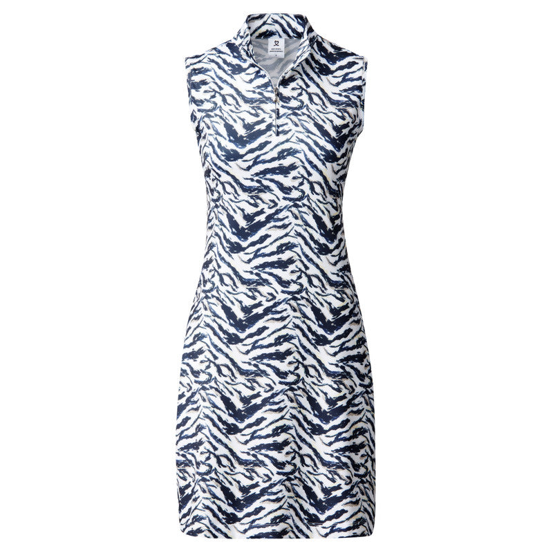 Daily Sports Lens Streamline Art Sleeveless Dress
