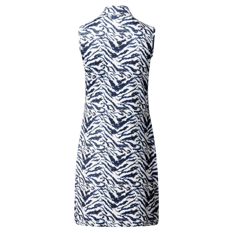 Daily Sports Lens Streamline Art Sleeveless Dress