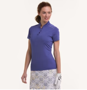 EPNY Amazing Greys Short Sleeve Mandarin Collar Polo