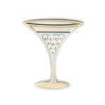 Bonjoc Swarovski Crystal Martini Ball Marker - Gals on and off the Green