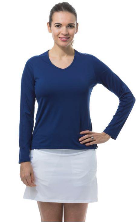 SanSoleil SunGlow Long Sleeve Crew Neck (Multiple Colors) - Gals on and off the Green