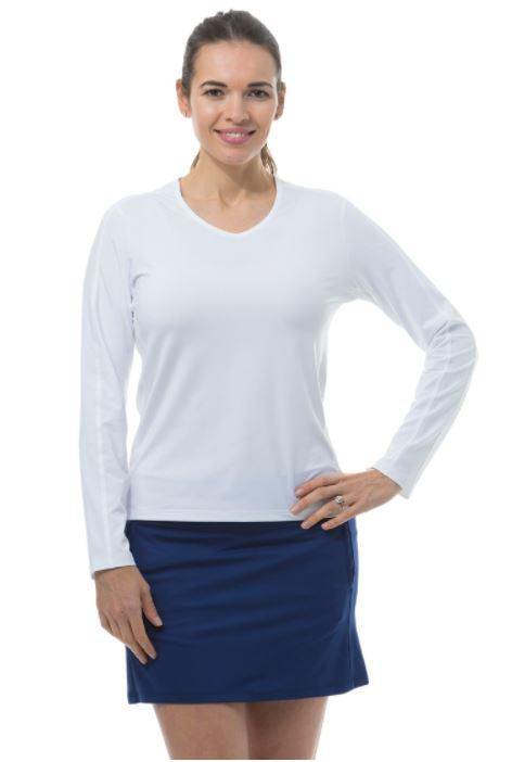 SanSoleil SunGlow Long Sleeve Crew Neck (Multiple Colors) - Gals on and off the Green