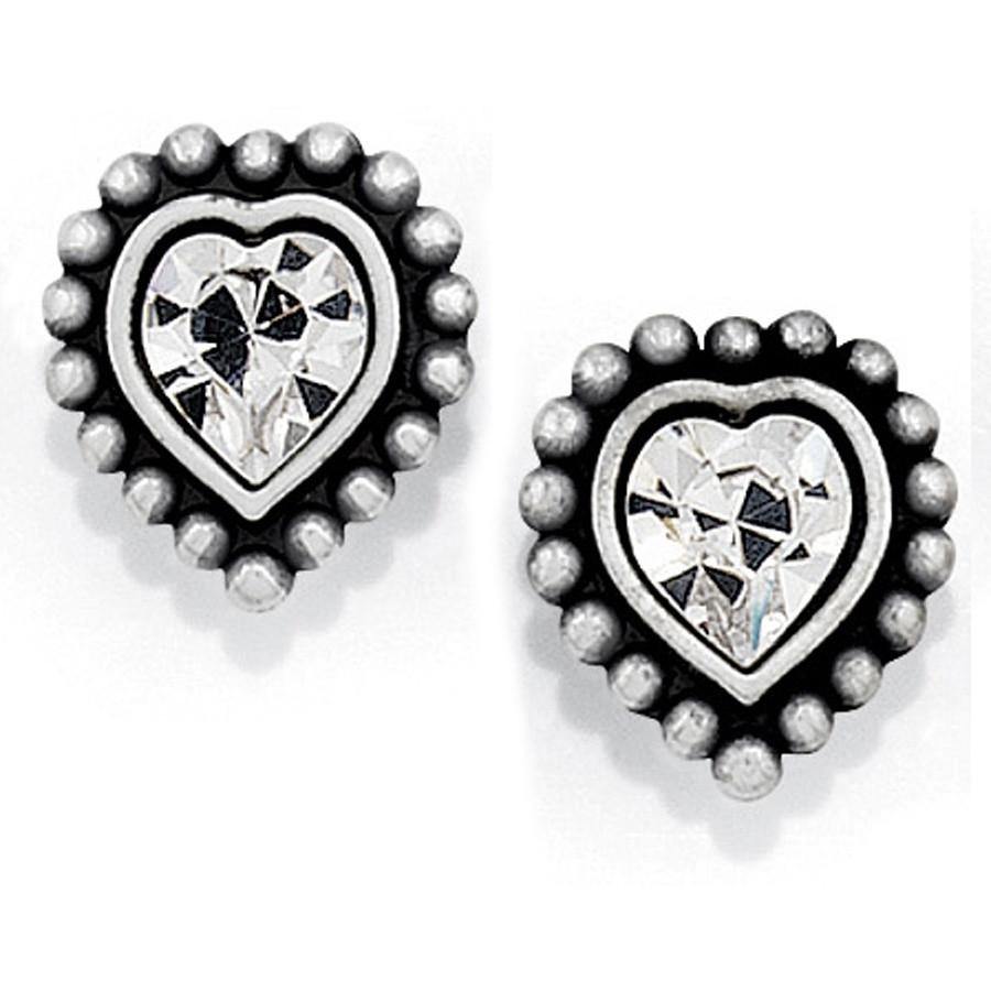 Brighton Shimmer Heart Mini Post Earrings - Gals on and off the Green