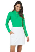 IBKUL Solid Straight Skort 17 1/2" (Multiple Colors)