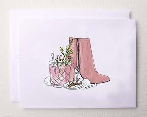 Bloom Designs Note Cards Blush'n'Bogey Print - Gals on and off the Green