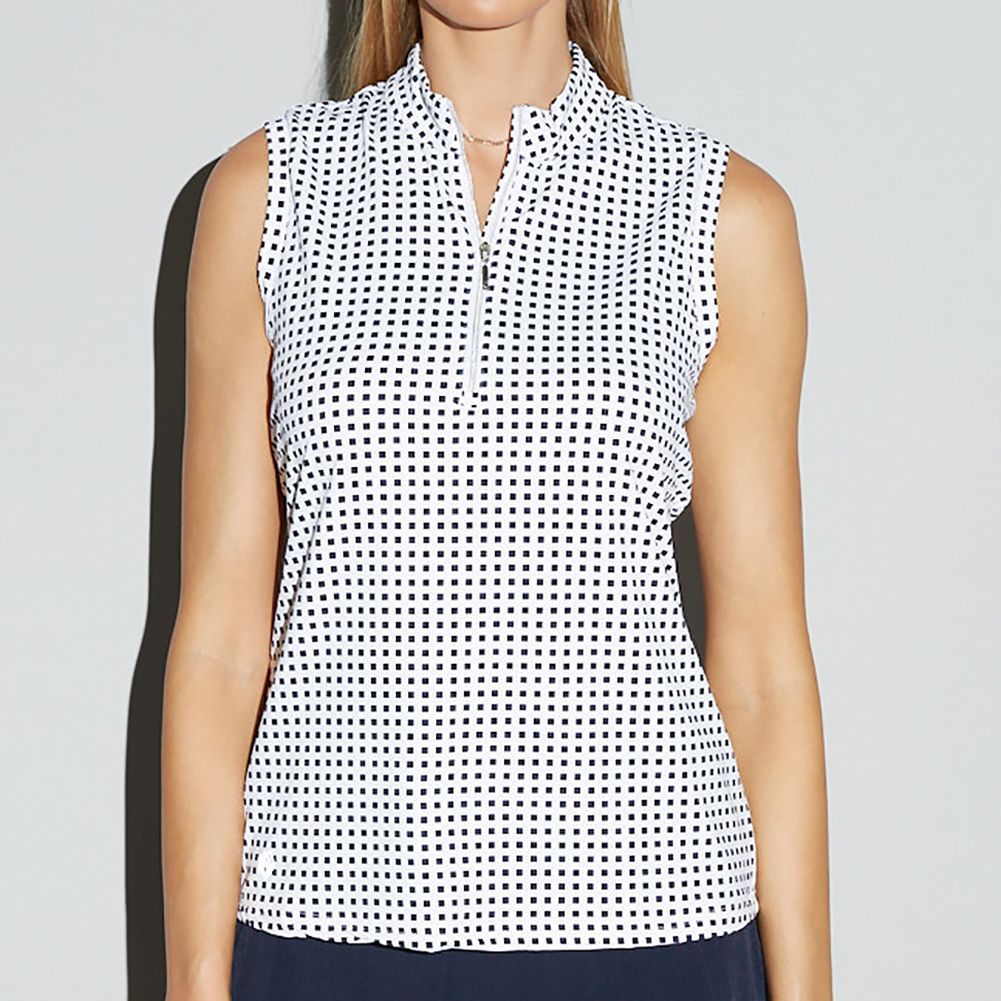 GGBlue Cube Tess Sleeveless Polo (Multiple Colors)