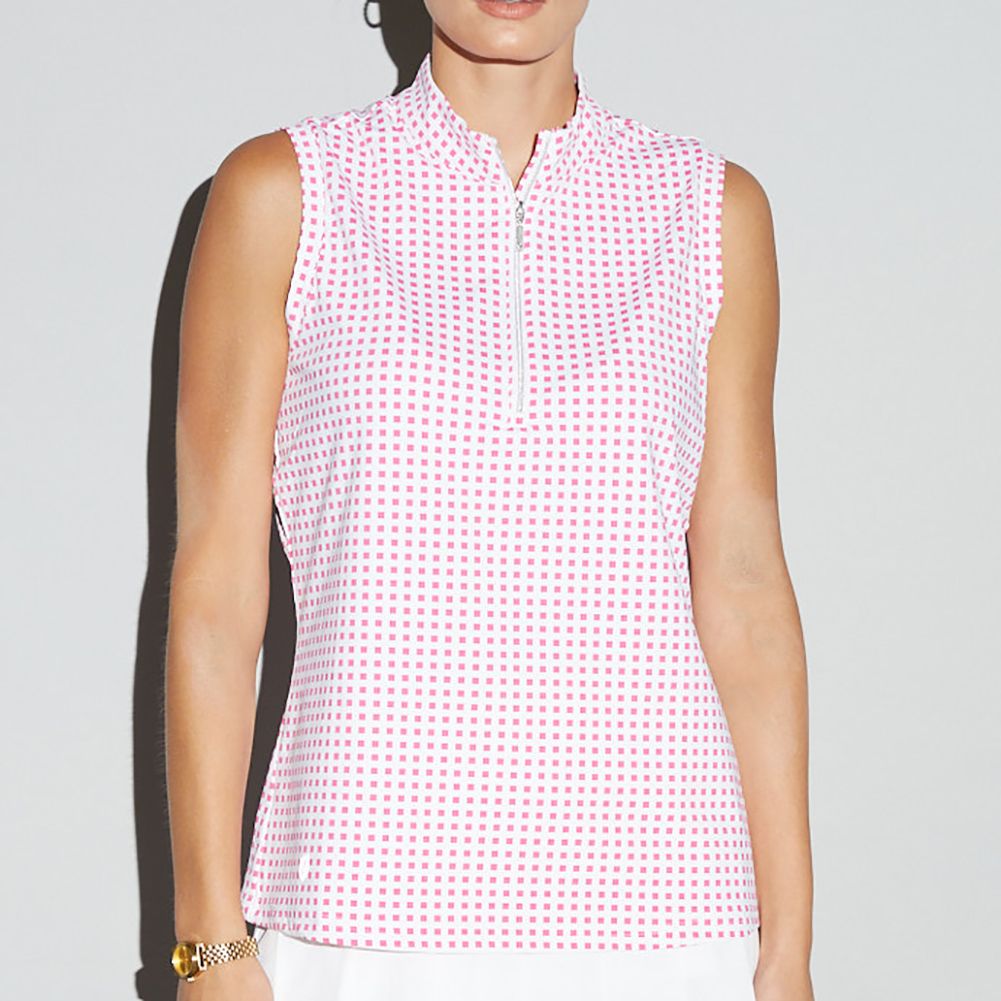 GGBlue Cube Tess Sleeveless Polo (Multiple Colors)