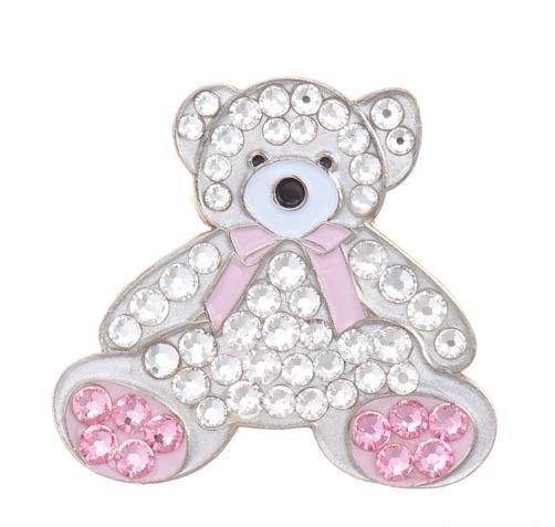 Bonjoc Swarovski Crystal Teddy Bear Ball Marker - Gals on and off the Green