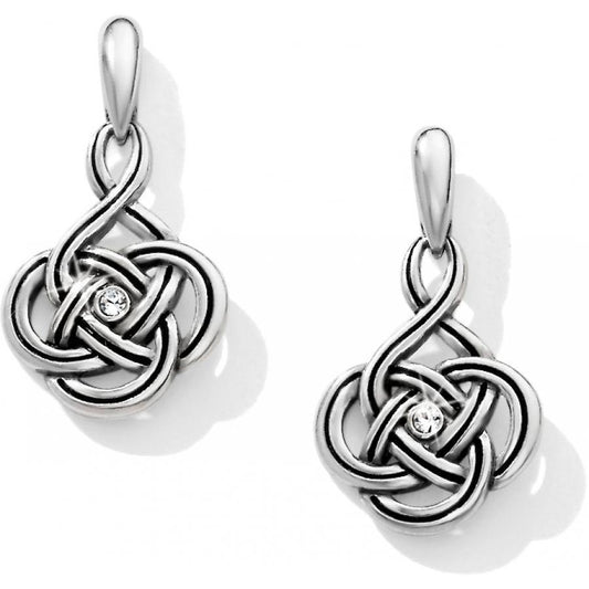 Brighton Interlok Petite Post Drop Earrings - Gals on and off the Green