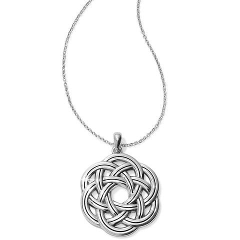 Brighton Interlok Eternity Circle Necklace - Gals on and off the Green