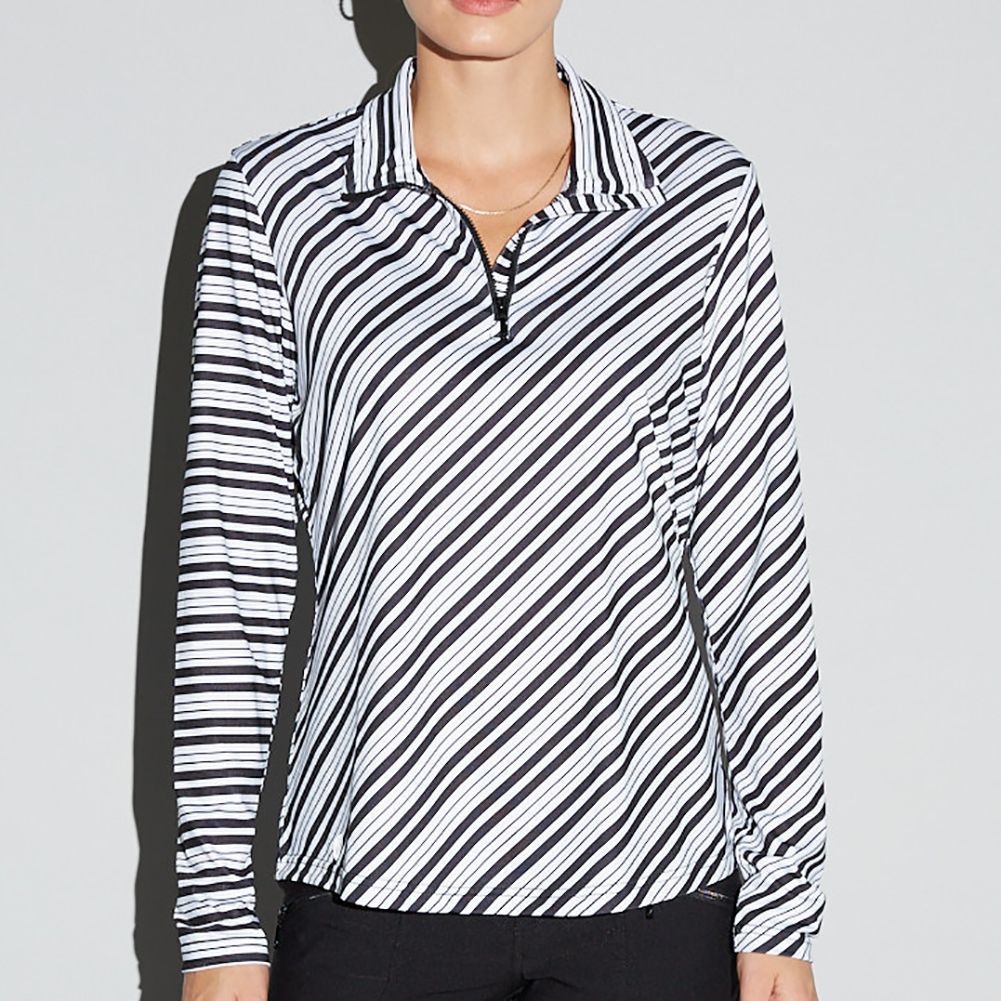 GGBlue Stripe Ivan Long Sleeve Polo