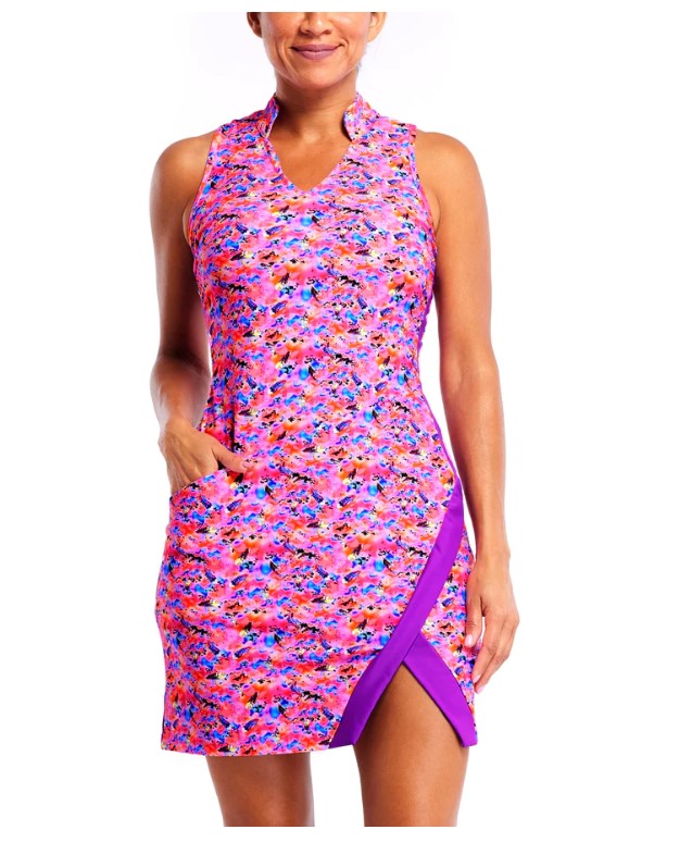 Tzu Tzu Kaia Tickle Me Pink Dress