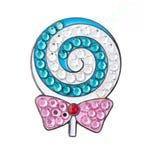 Bonjoc Swarovski Crystal Lollipop Ball Marker - Gals on and off the Green