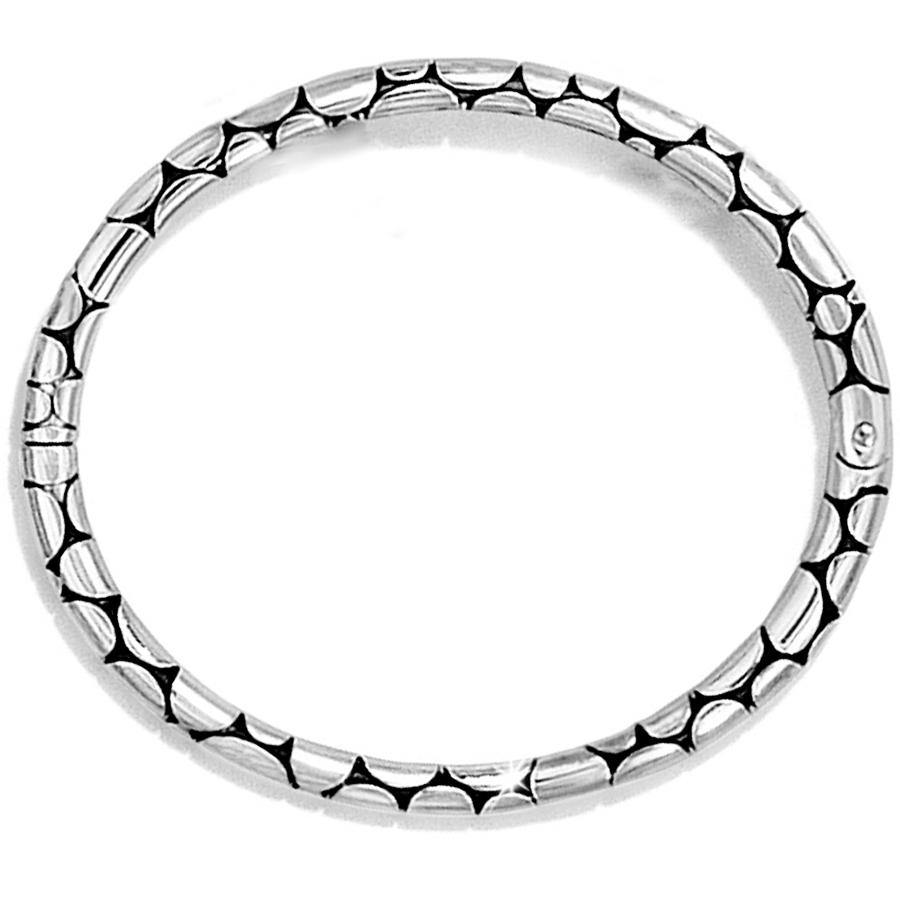 Brighton Pebble Slim Hinged Bangle - Gals on and off the Green