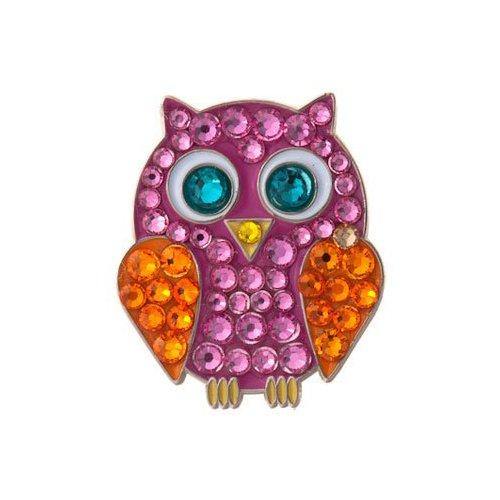 Bonjoc Swarovski Crystal Owl Ball Marker - Gals on and off the Green