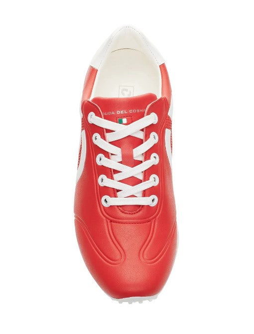 Duca Del Cosma Queenscup White/Red Golf Shoe