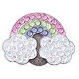Bonjoc Swarovski Crystal Rainbow Ball Marker - Gals on and off the Green