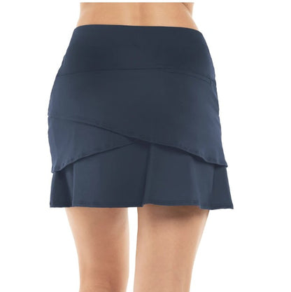 Lucky in Love Palms D'Amour Scallop Skort 15.5"
