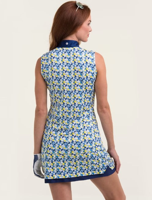 EPNY Get In Prep Sleeveless Zip Mock Geo Patch