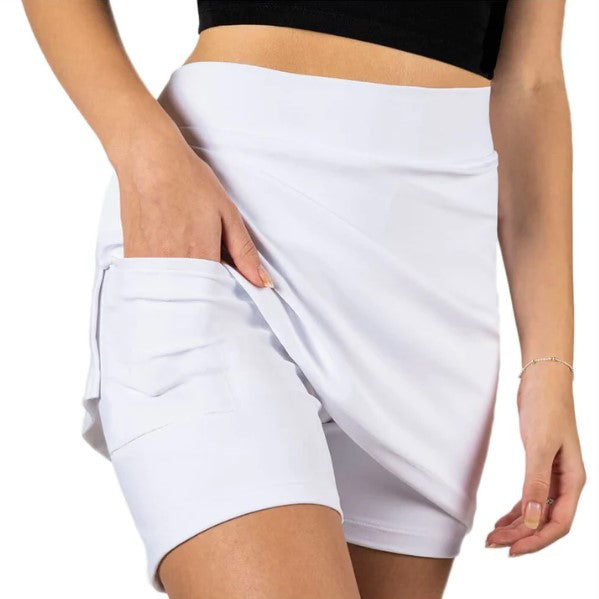 Skort Obsession White Skort 17"