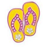 Bonjoc Swarovski Crystal Flip-Flops Ball Marker - Gals on and off the Green