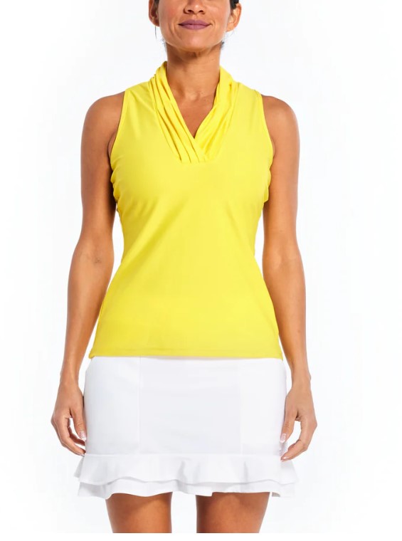 TZU TZU ZOEY V-NECK MODIFIED RACERBACK SLEEVELESS TOP (SOLID COLORS)