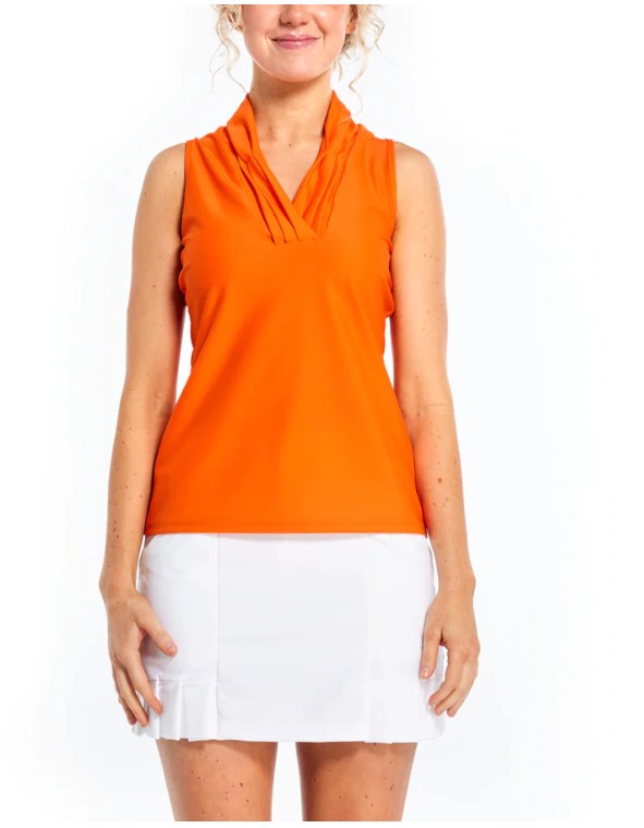 TZU TZU ZOEY V-NECK MODIFIED RACERBACK SLEEVELESS TOP (SOLID COLORS)