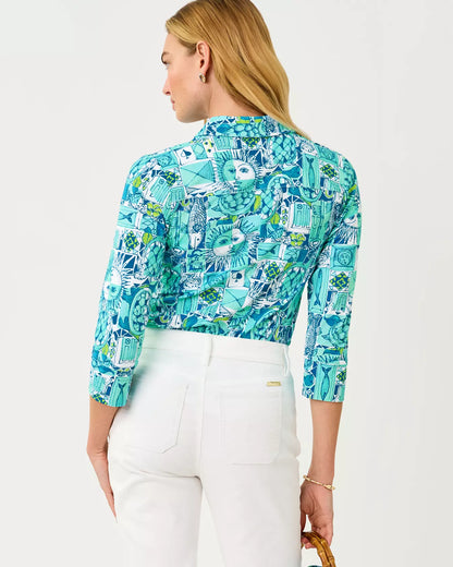 LILLY PULITZER Mandi Tunic 3/4 Sleeve