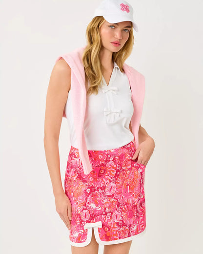 LILLY PULITZER Monica Bow Skort 17" in Paradise Punch Jims Stuff