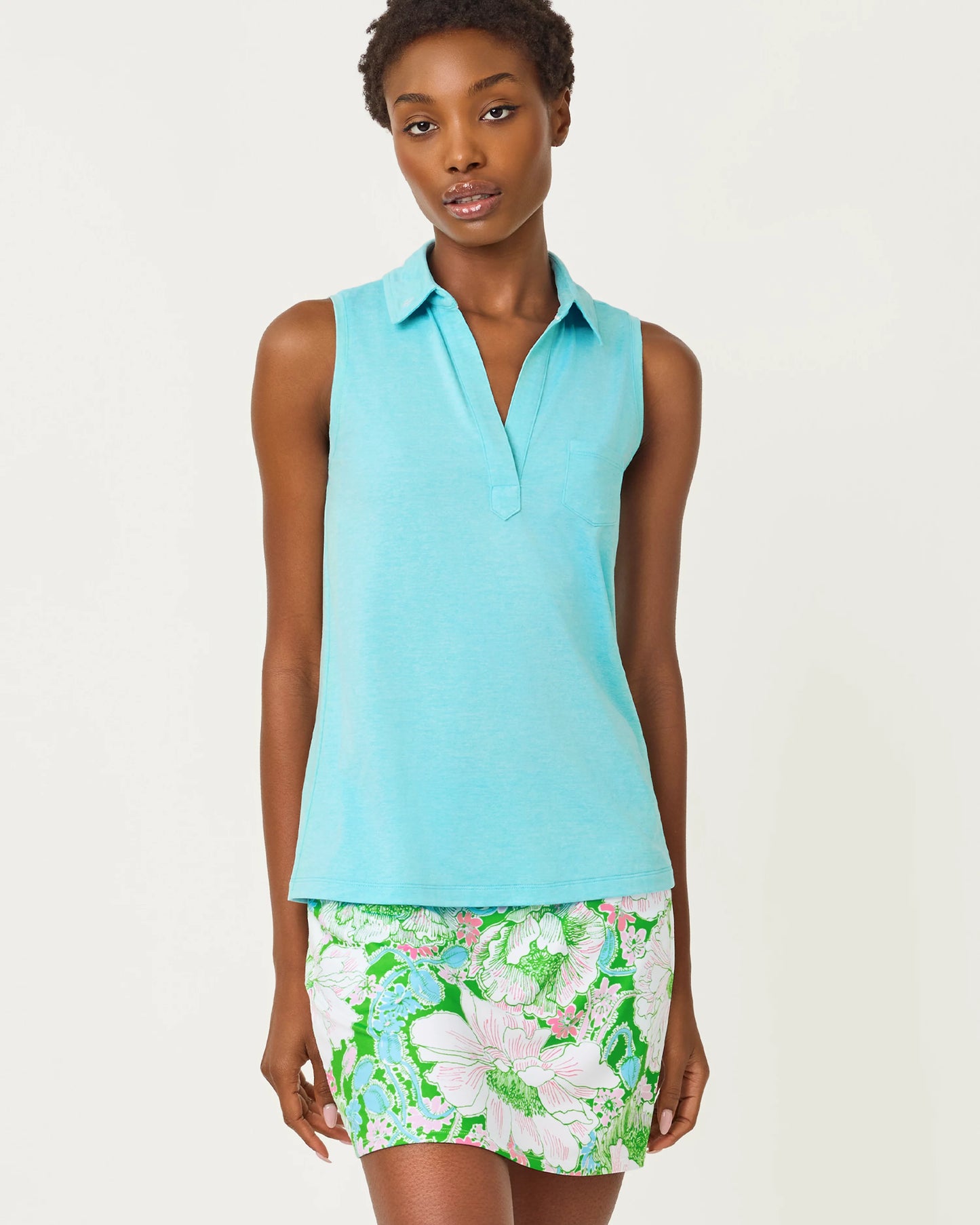LILLY PULITZER Dune Sleeveless Polo