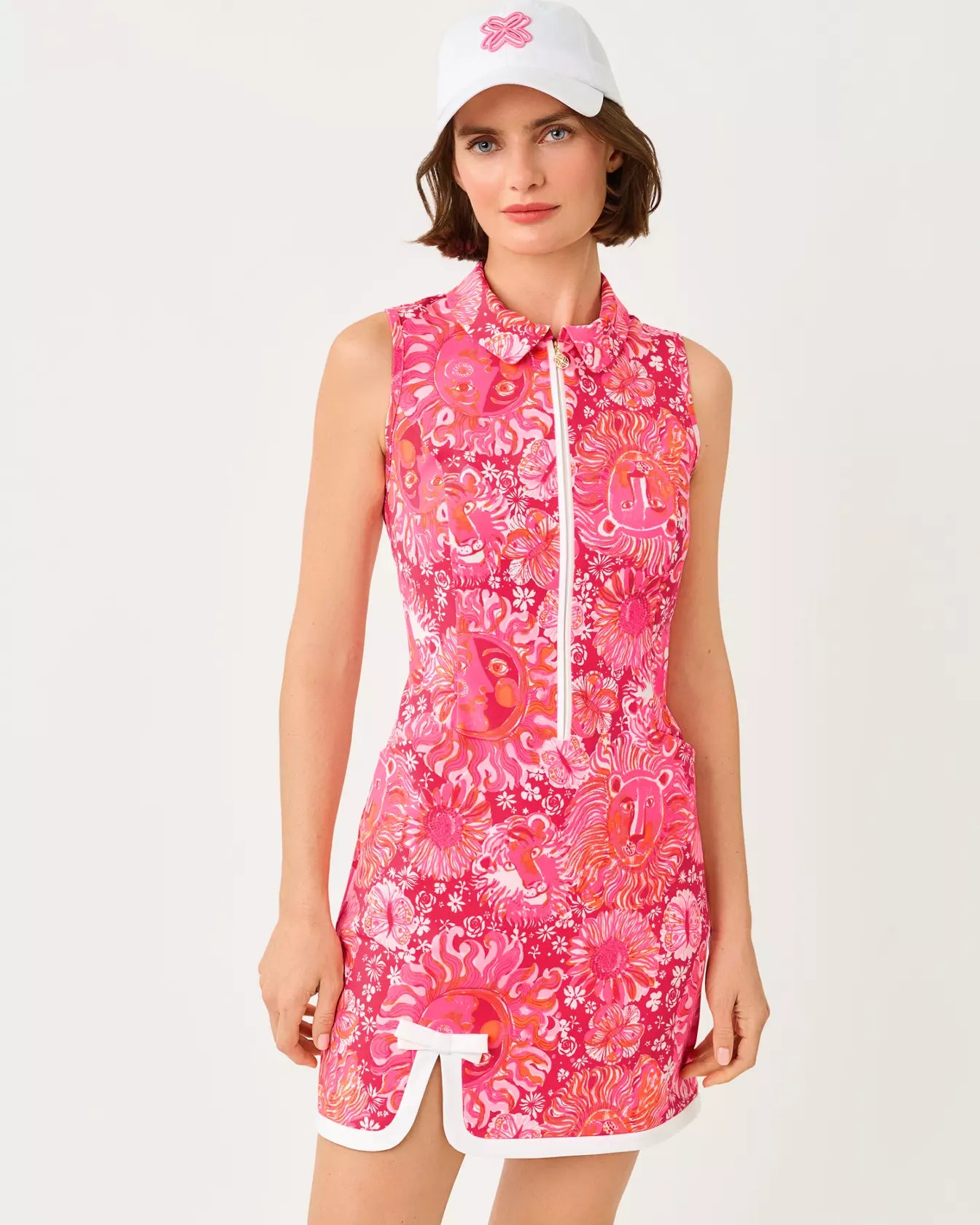 LILLY PULITZER UPF 50+ Luxletic Kathy Bow Sleeveless Dress