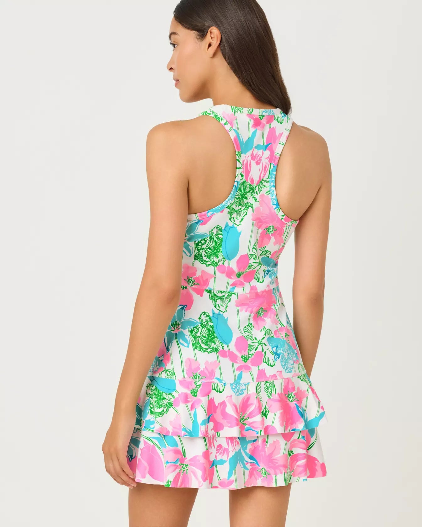LILLY PULITZER Lunan Active Sleeveless Racerback Dress 32"