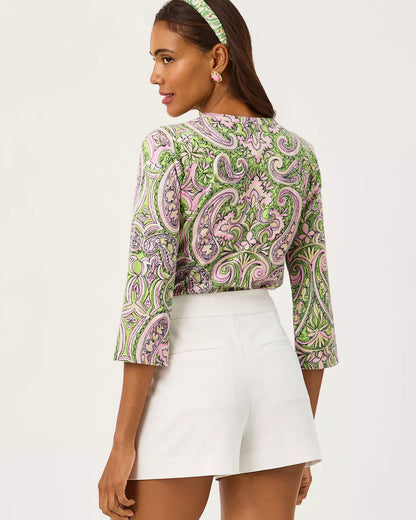 LILLY PULIZTER Clairmont 3/4 Sleeve Top