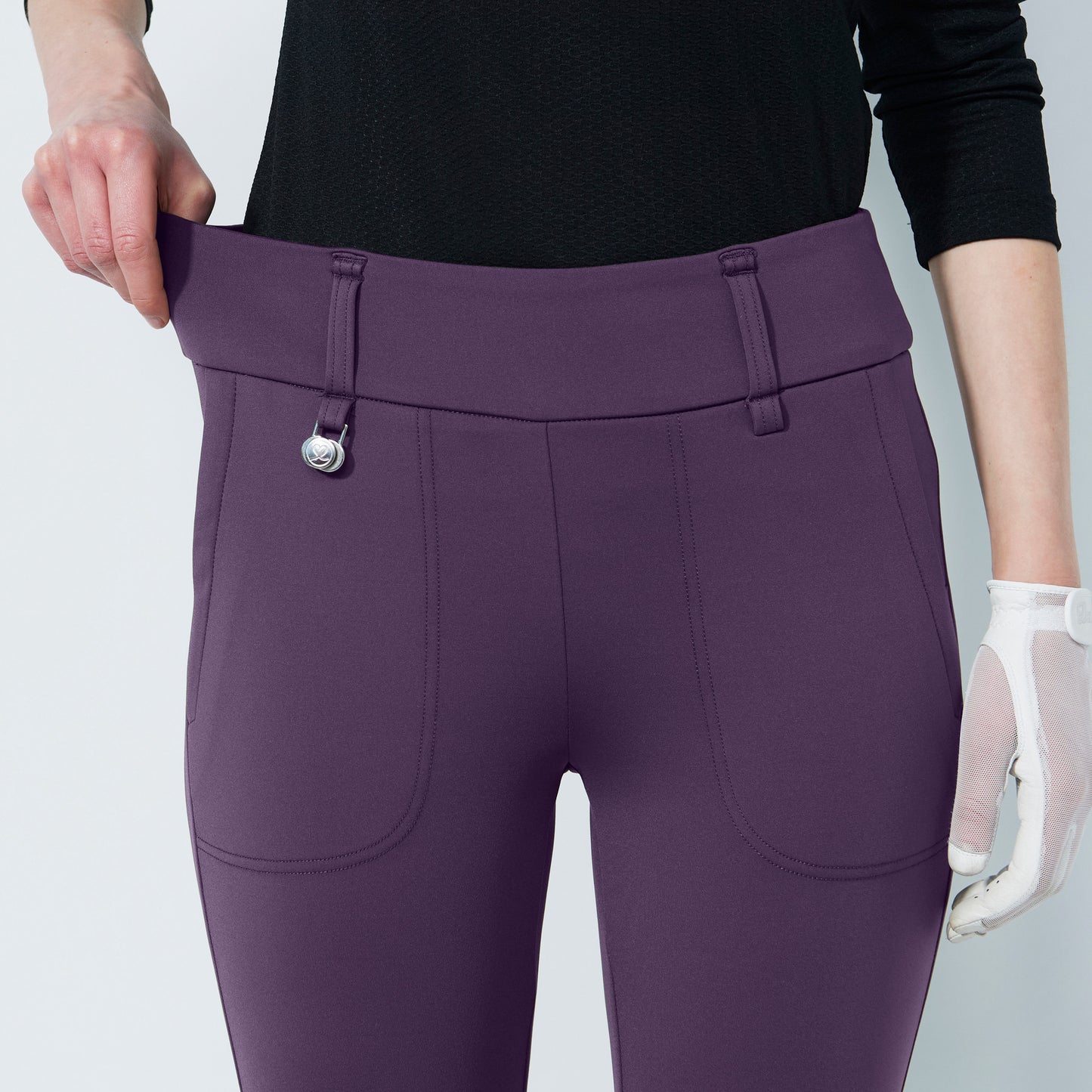 Daily Sports Abstract Fusion Magic Warm Dark Purple Pants (Multiple Lengths)