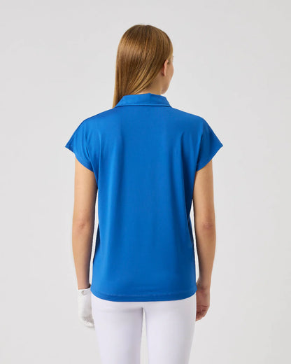 Daily Sports PLAY BLUE Cap Sleeve Polo