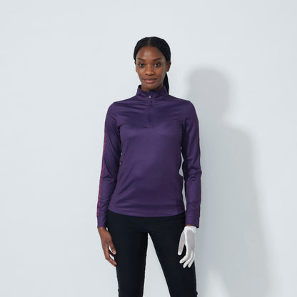 Daily Sports Abstract Fusion Anna Midlayer Half Neck Long Sleeve Top