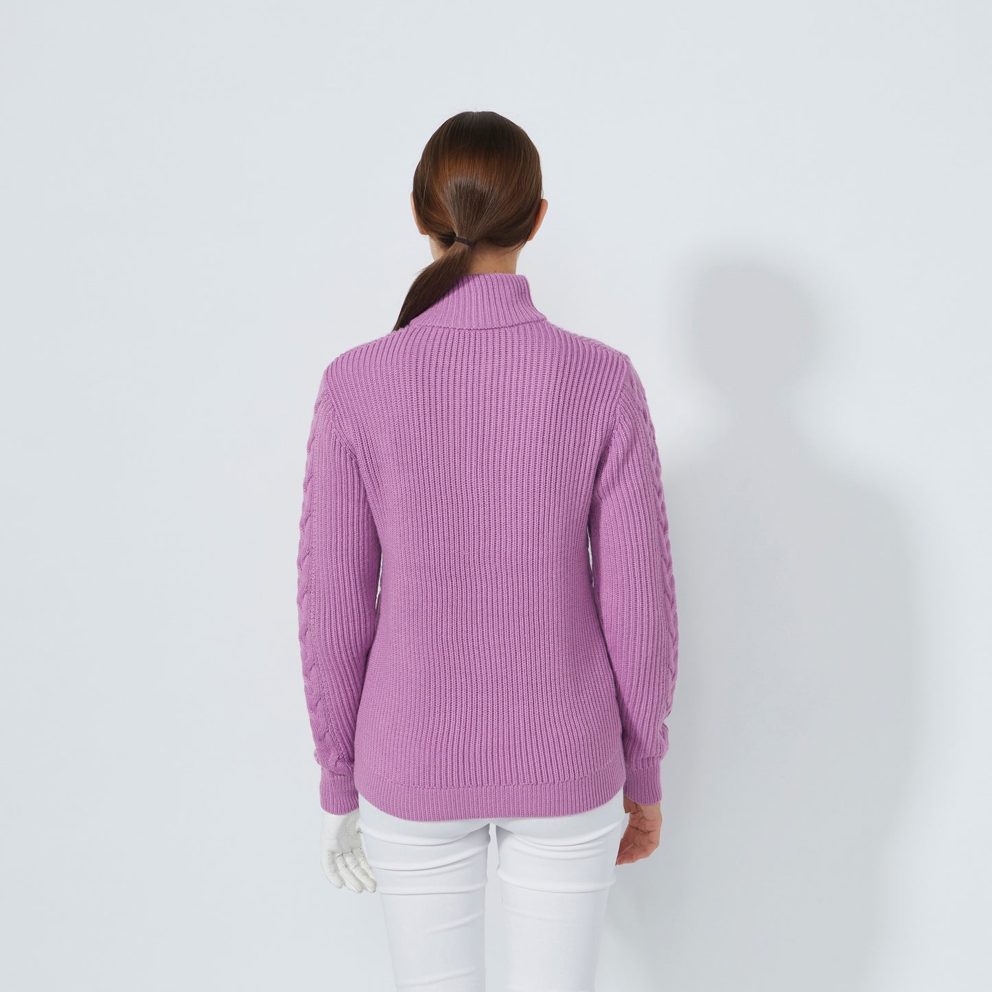 Daily Sports Abstract Fusion Veronica Cable Long Sleeve Pullover Lined