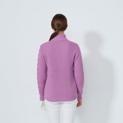 Daily Sports Abstract Fusion Veronica Cable Long Sleeve Pullover Lined