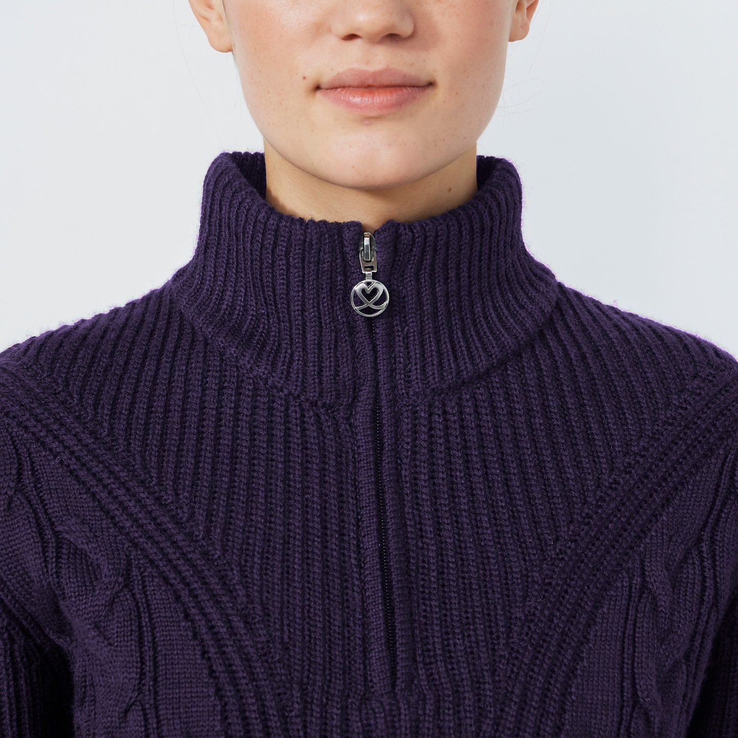 Daily Sports Abstract Fusion Cable Long Sleeve Pullover Lined