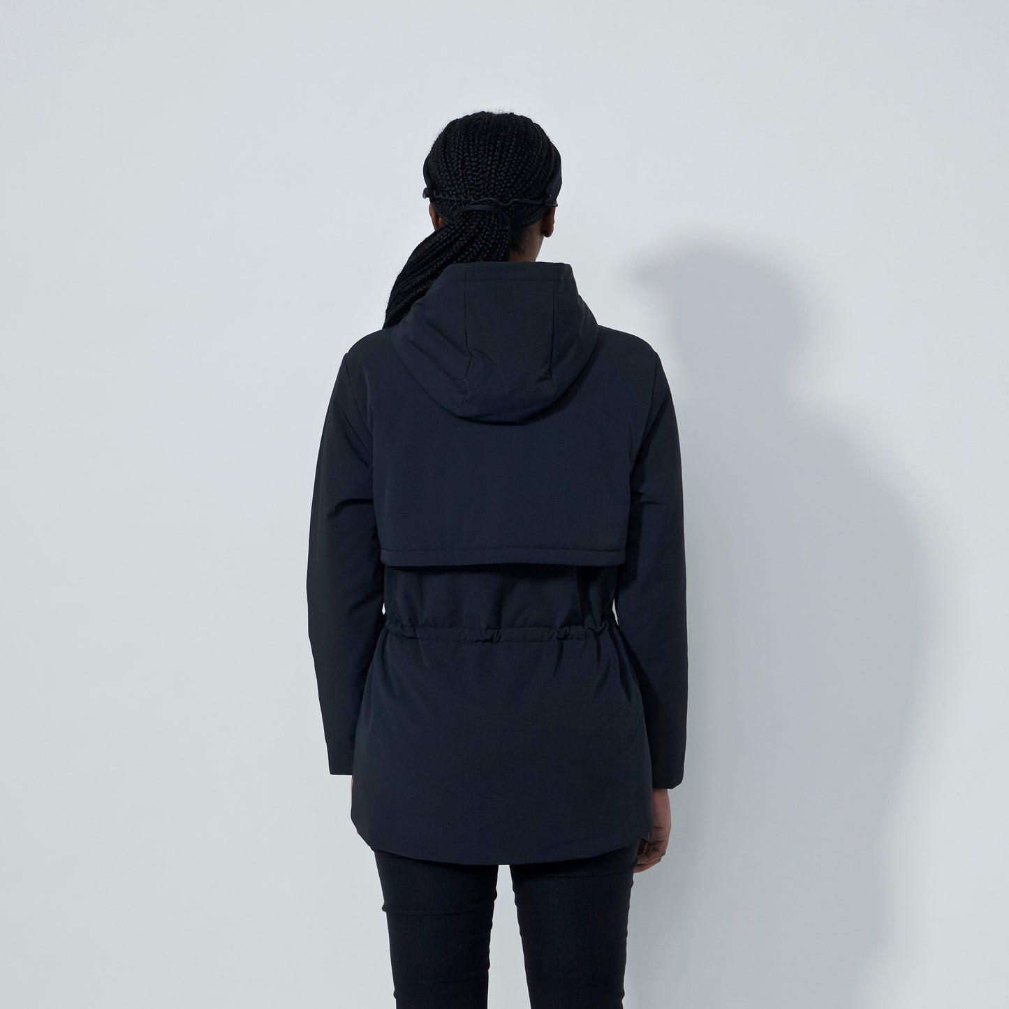 Daily Sports Abstract Fusion Black Drawcord Wind Jacket