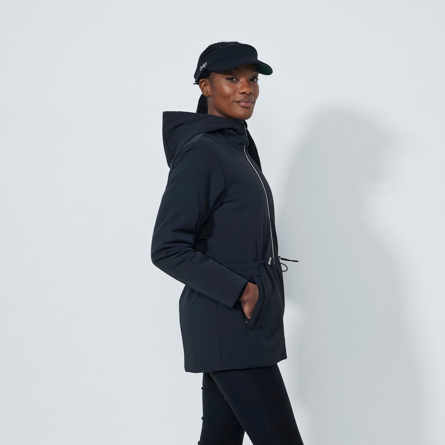 Daily Sports Abstract Fusion Black Drawcord Wind Jacket