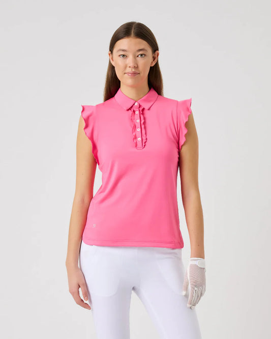 Daily Sports VIVID HORIZON Frill Sleeveless Polo (Multiple Colors)